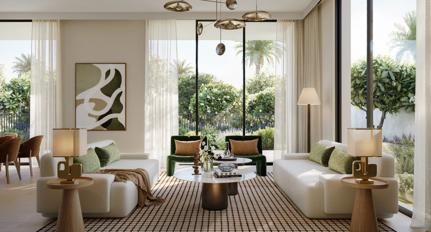 Warm open-plan residence at Lunaya Terraces